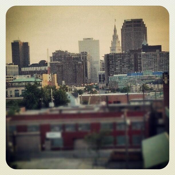 Cleveland Photograph - The View Of Downtown From South Side Of by Natalia D