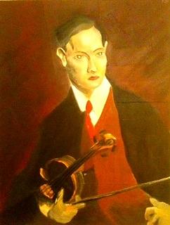 Violin Painting - The Violinist by Ronald Lee