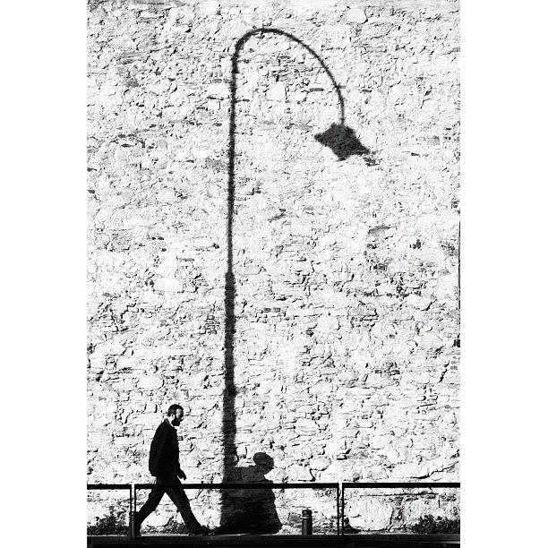 Oneman Photograph - The Walk Of Life..#italy #bw by A Rey