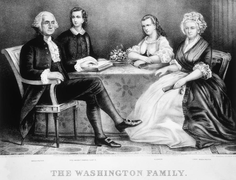 The Washington Family, George by Everett