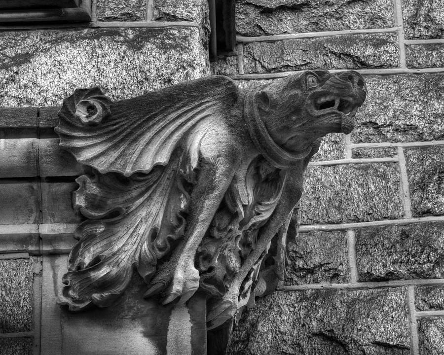 The Watchful Gargoyle Photograph by Dennis Dame