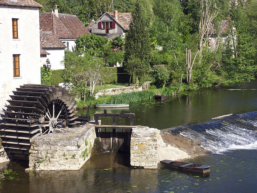 The Water Wheel Photograph by John and Julie Black
