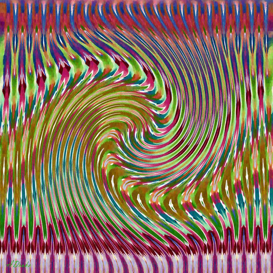 The Wave of Life Digital Art by Alec Drake