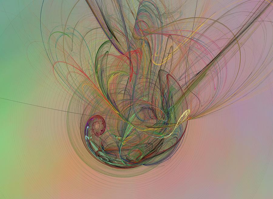 Abstract Digital Art - The Way U Make Me Feel by Christy Leigh