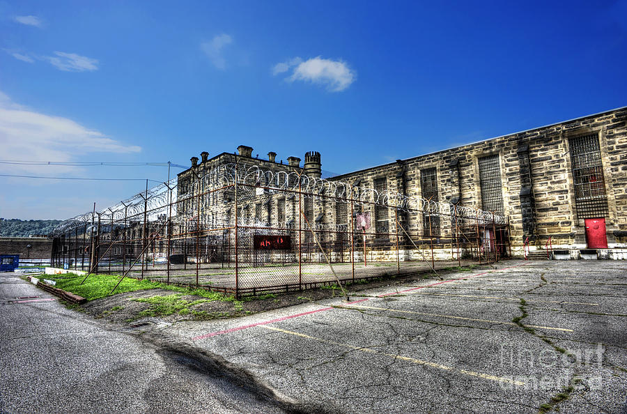 The West Virginia State Penitentiary courtyard outside Photograph by Dan Friend