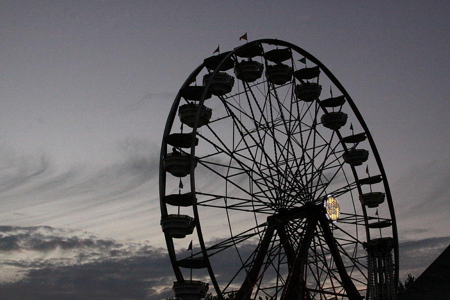 The Wheel At Night Photograph by Kenneth Mucke - Pixels