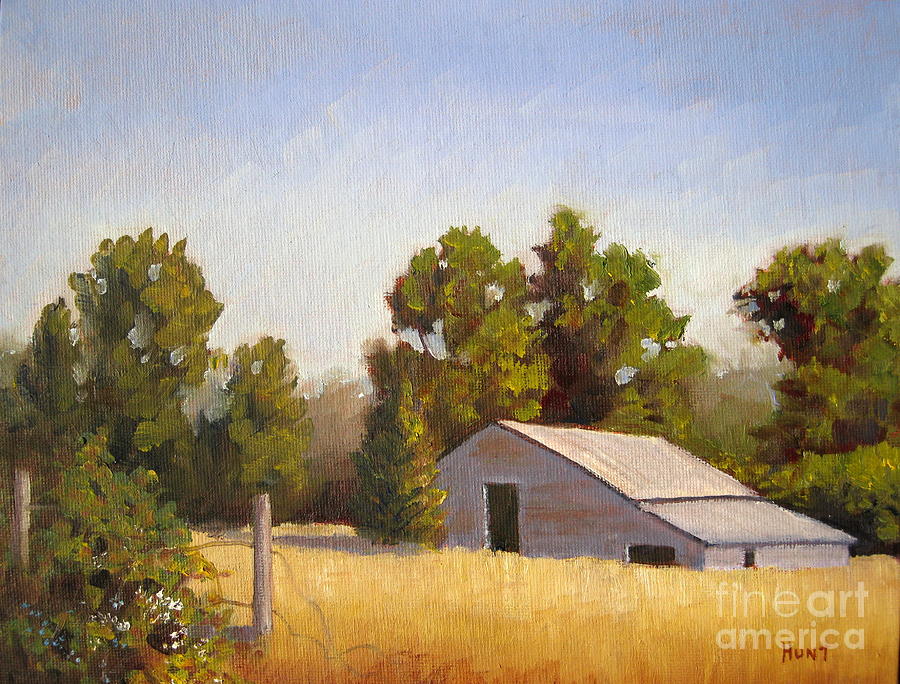 The White Barn Painting By Shirley Braithwaite Hunt - Fine Art America