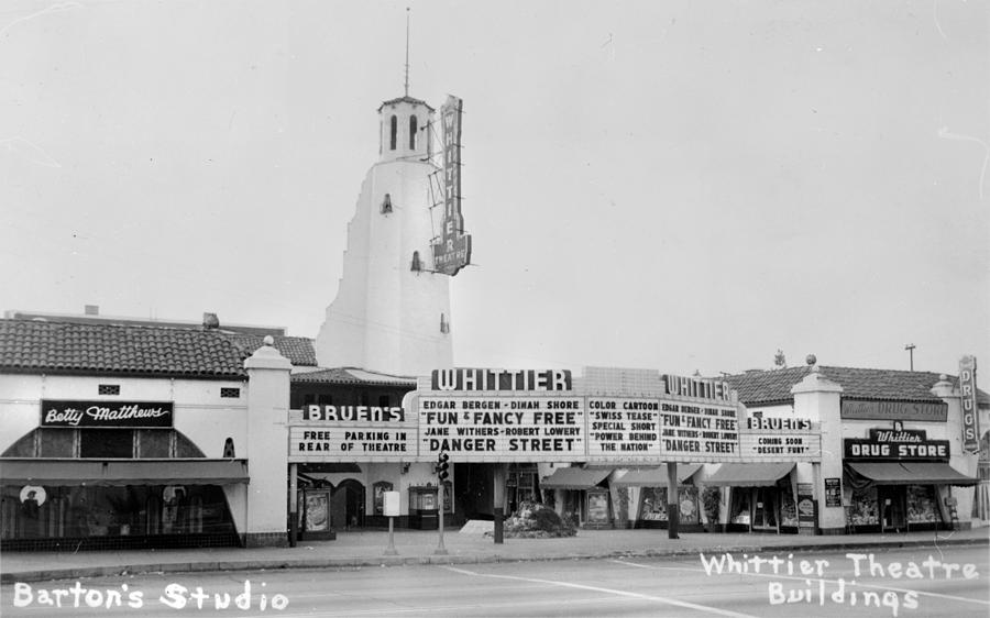 The Whittier Theatre Complex, Bruens Photograph by Everett - Pixels