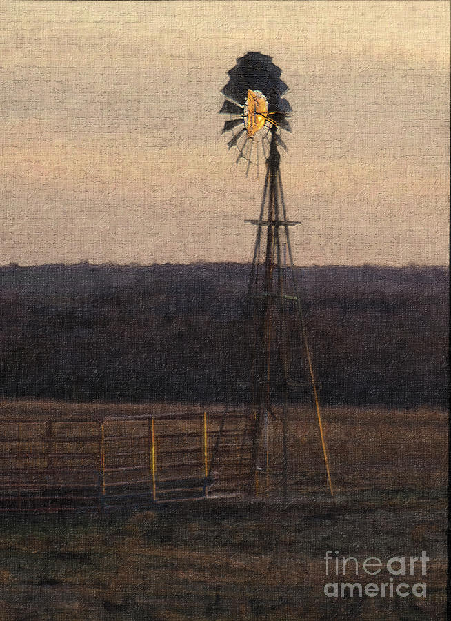 The Windmill Photograph by Betty LaRue