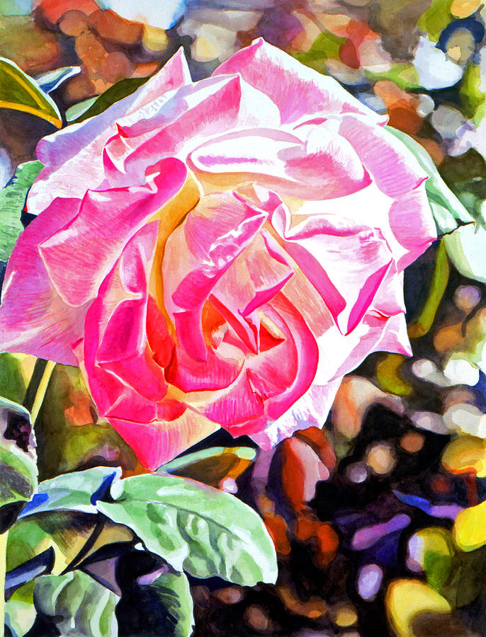The Windsor Rose Painting by David Lloyd Glover
