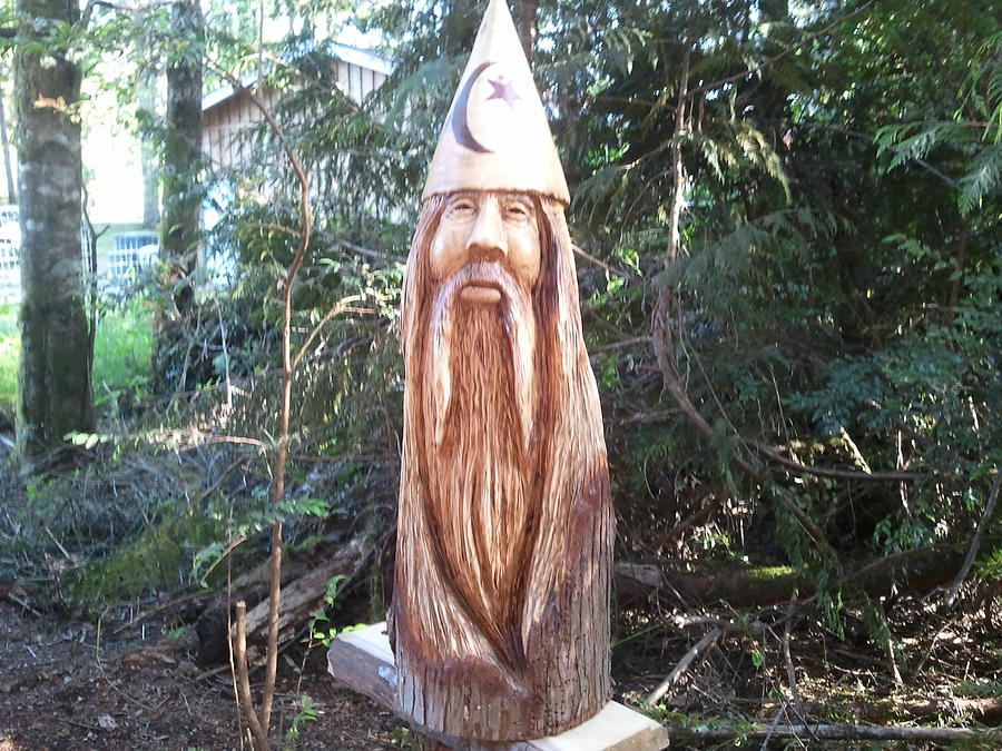 Mystical Sculpture - The Wizard by William Luke Mystical Sculpture - The Wizard by William Luke