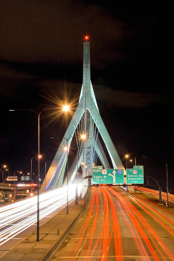 The Zakim Migration Photograph by Greg Fortier