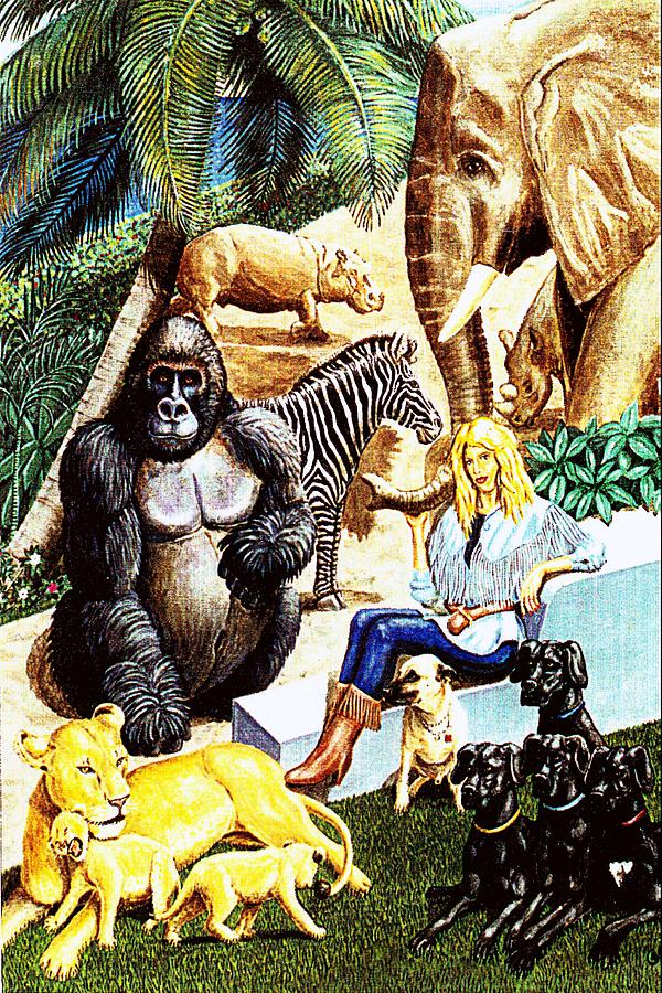 The Zoo Painting by George I Perez