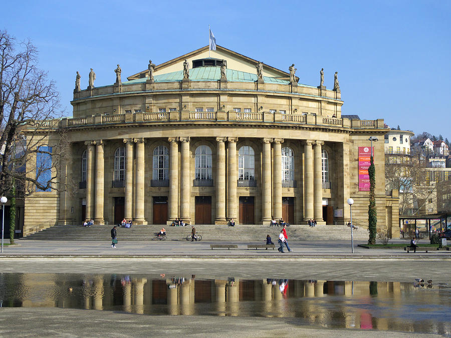 Theater and Opera building Stuttgart Germany Photograph by Matthias Hauser