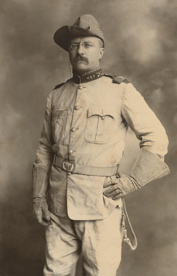 Theodore Roosevelt In The Uniform Of An Photograph by Everett