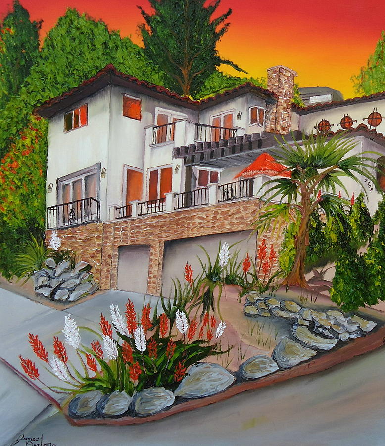 Theresas Spanish House Painting by James Dunbar