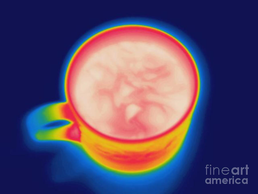 Thermogram Of Convection Curents Photograph by Ted Kinsman