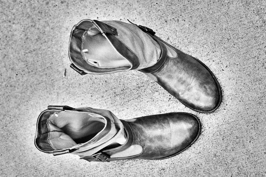 Boot Photograph - These ole boots by Stephani JeauxDeVine