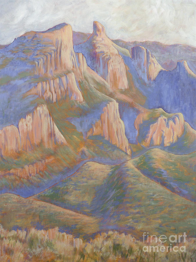 Tucson Painting - Thimble Peak by Catalina Rankin