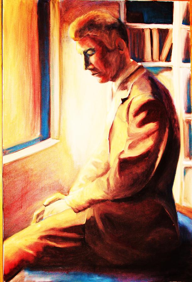 Thinker Painting by Clotilde Espinosa