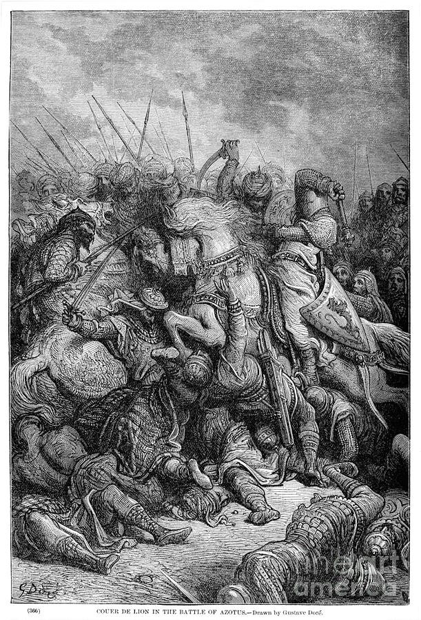 Third Crusade, 1191 Photograph by Granger