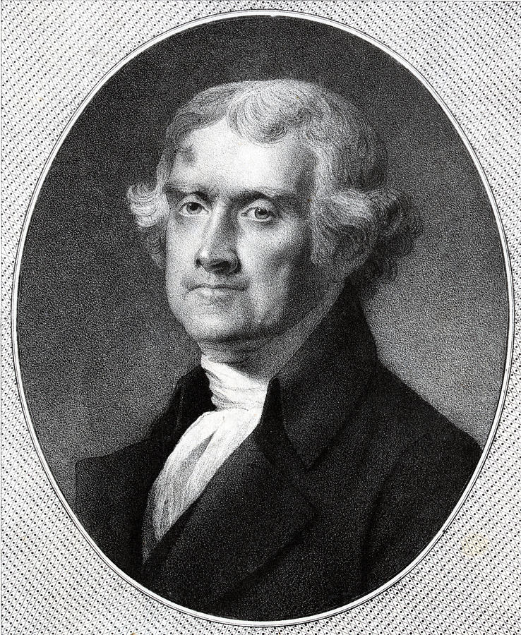 Third President of the USA - Thomas Jefferson Photograph by International  Images