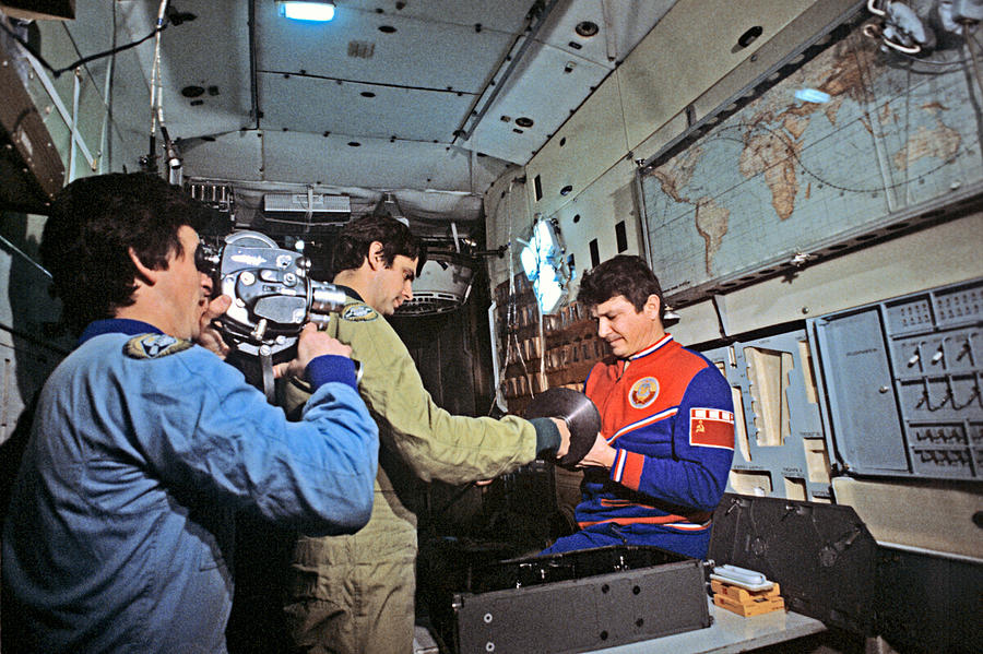 Third Salyut 7 Space Station Crew, 1984 Photograph by Ria ...