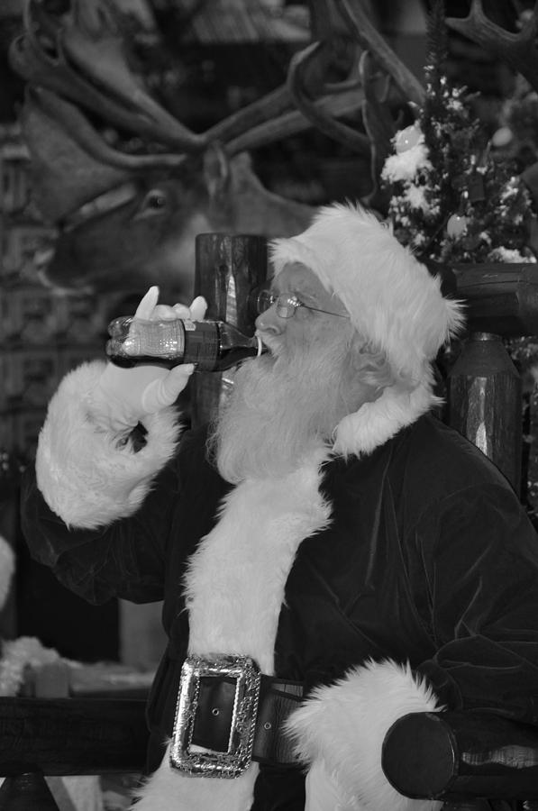 Thirsty Santa Photograph by Teresa Blanton