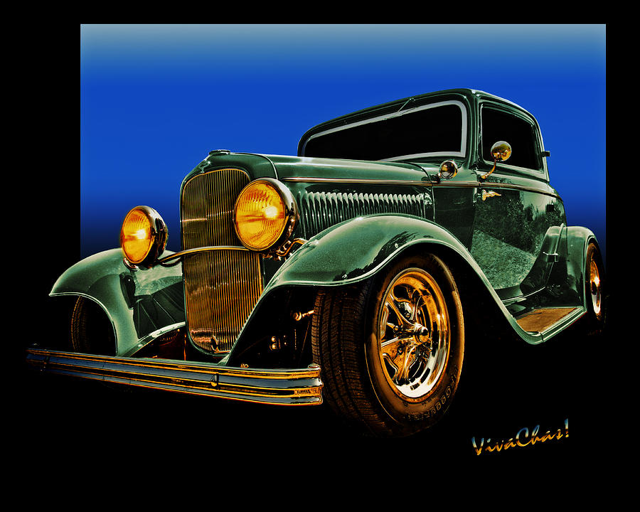This 32 Ford Coupe Jumps Off The Page Photograph by Chas Sinklier