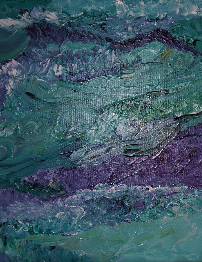 Purple Painting - This and That by Kristine Bogdanovich