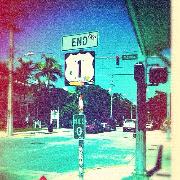 Sign Photograph - This is the END by Casey Fessler