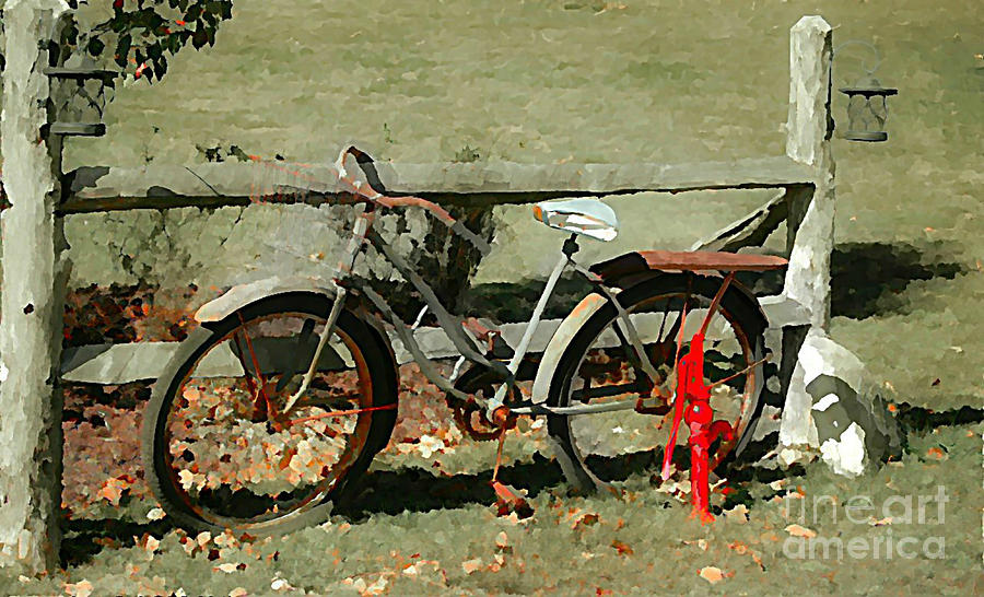 This Old Vintage Bike  Photograph by Peggy Franz
