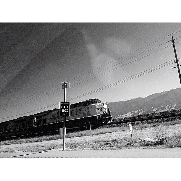 Blackandwhite Photograph - This Train, On The Way Back To La, Made by Jupyter Photography