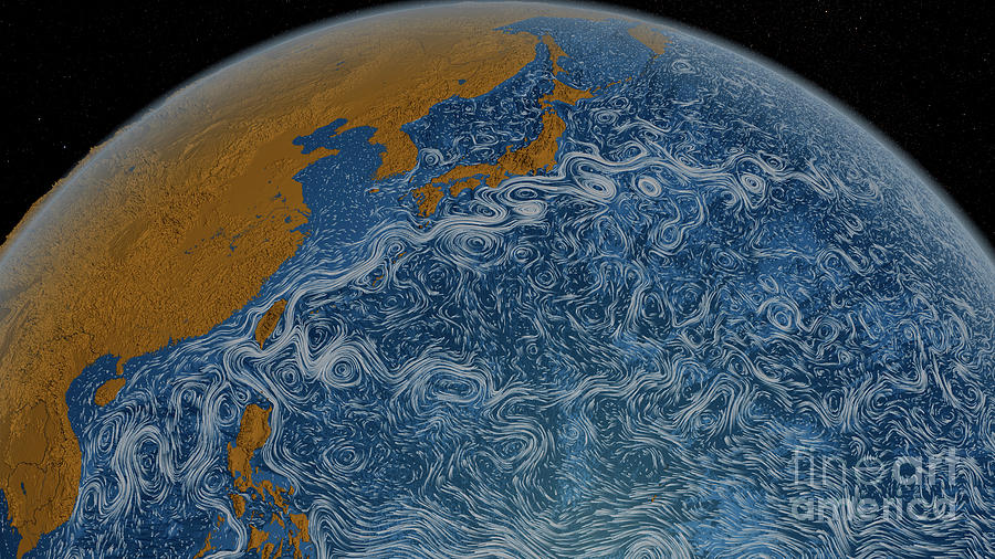This Visualization Shows Ocean Surface Digital Art