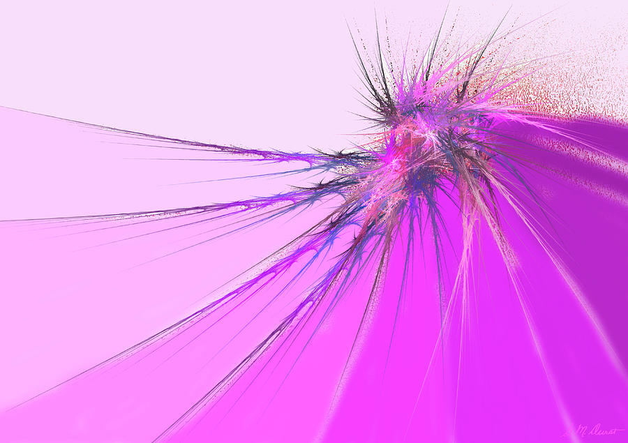 Abstract Digital Art - Thistle by Michael Durst