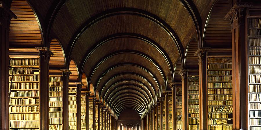 Thomas Burgh Library, Trinity College Photograph by The Irish Image Collection 
