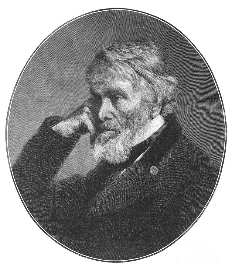 Thomas Carlyle (1795-1881) Photograph by Granger
