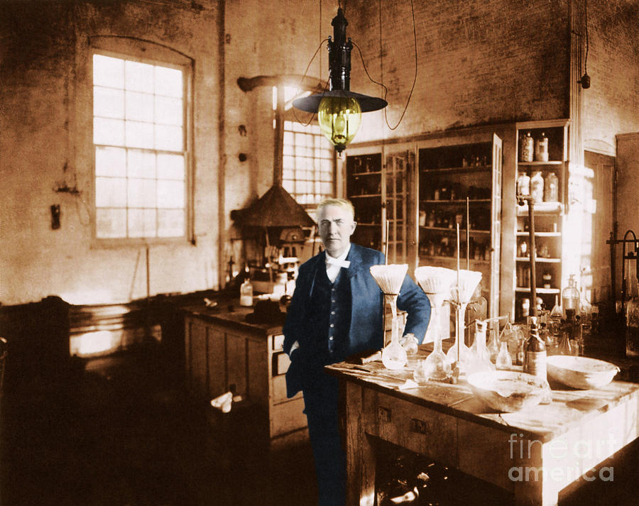 Thomas Edison, American Inventor Photograph by Science Source