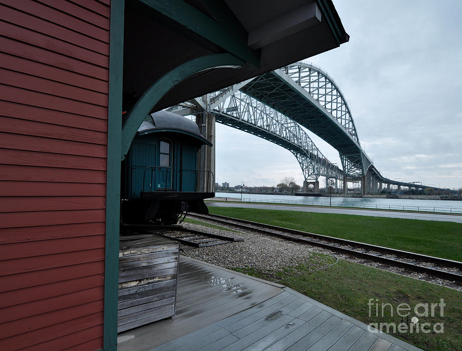 Thomas Edison Depot and Blue Water Bridges 2012 Photograph by Ronald Grogan
