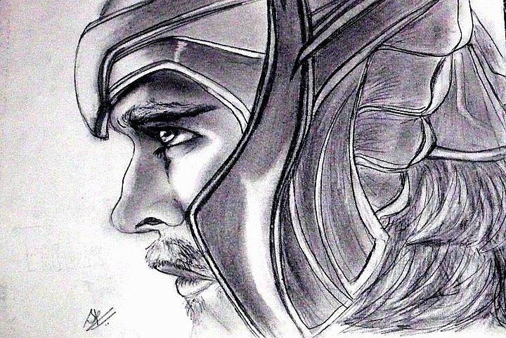 Been drawing nonstop for hours and boy is my hand Thor… Quick Thor sketch -  what did you think of 'Love and Thunder'? I give it a s... | Instagram