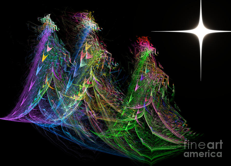 Three Kings Digital Art by Russell Kightley