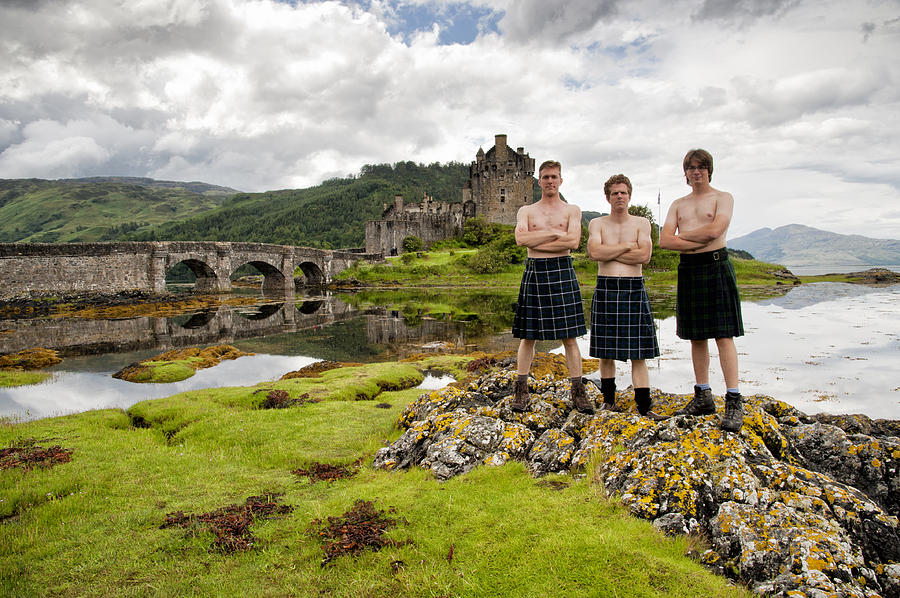 Three Scots Photograph by Wade Aiken