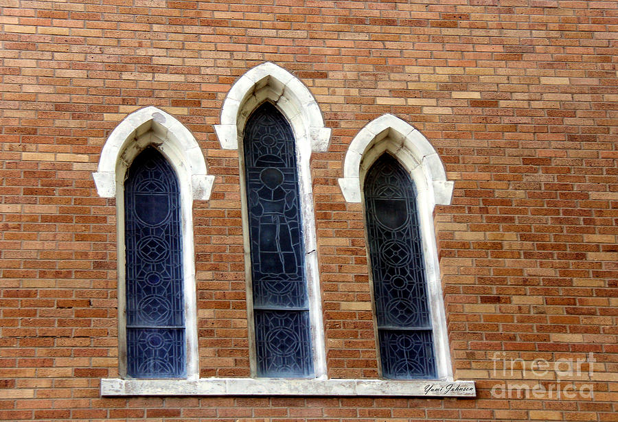 Three Windows Photograph by Yumi Johnson