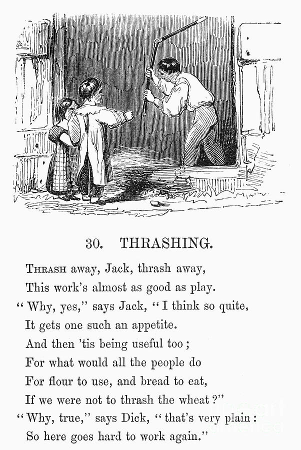 THRESHING, 19th CENTURY Photograph By Granger - Fine Art America