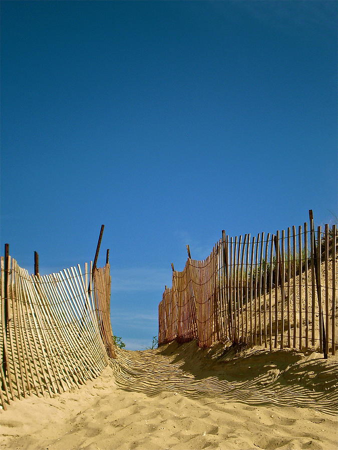 Through the Dunes Photograph by Susan Elise Shiebler