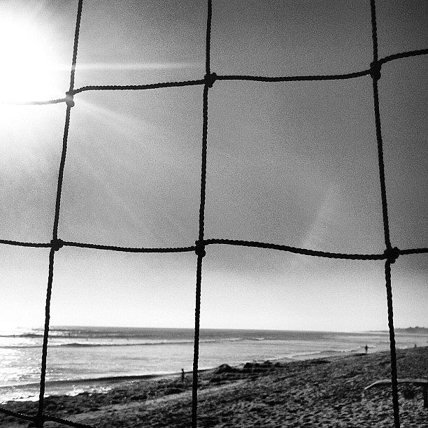 Scenery Photograph - Through The Net. #clouds #california by Veronica Rains