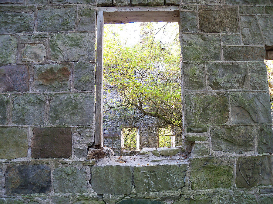 Through the Window Frame Photograph by Corinne Elizabeth Cowherd