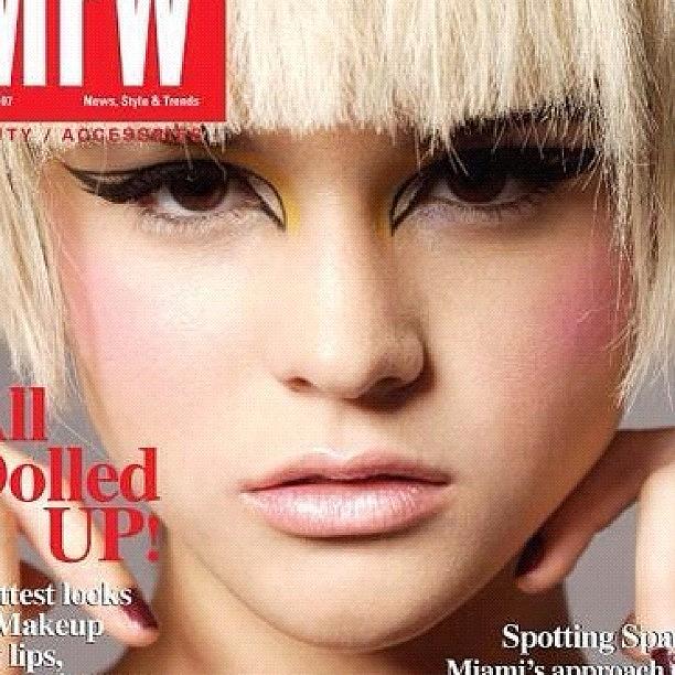 Wig Photograph - #throwbackthursday  My First Cover Back by Maria Lankina