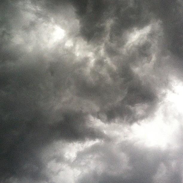Thunder Photograph - Thunder Storm Warning Over Long Island by Lisa Thomas