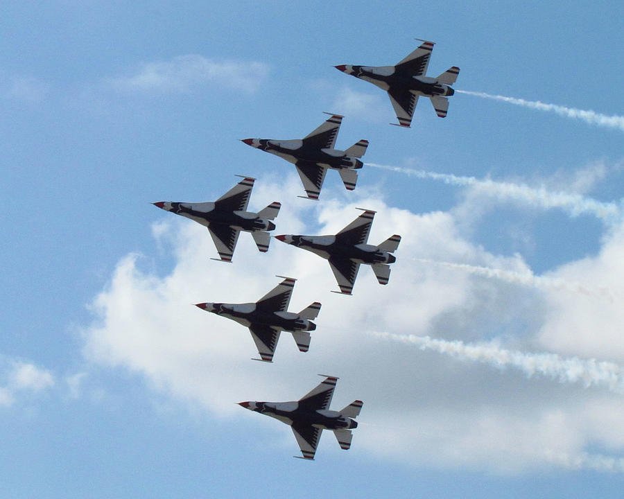 Thunderbirds Photograph by Elizabeth Harshman - Fine Art America